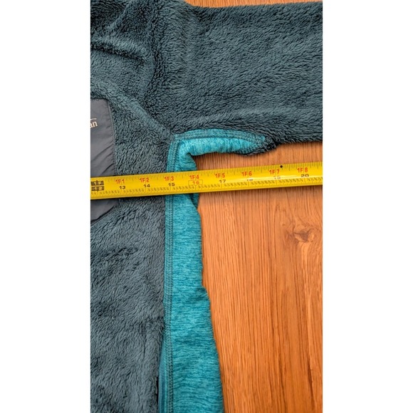 LL Bean Adventure Hybrid Fleece Teal-Blue Women's Size XS Full Zip Cozy Gorpcore - Picture 5 of 7